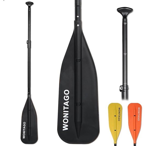aluminum shaft adjustable paddle