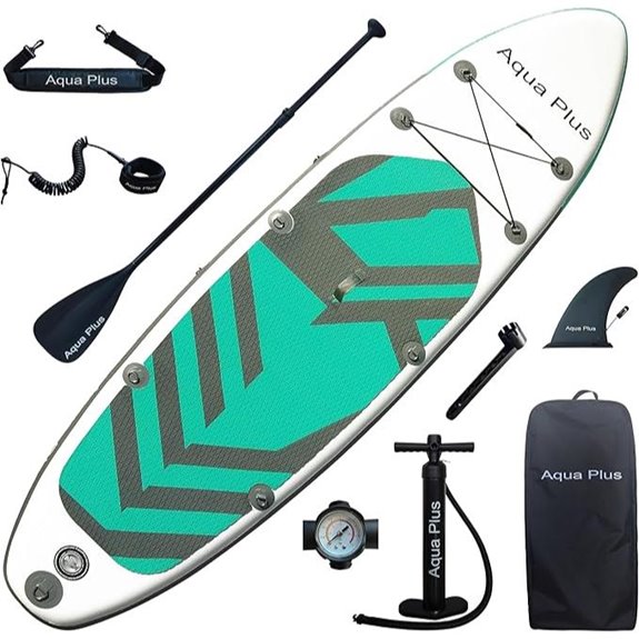 8 Best Budget iSUP Boards for 2026 5 aqua plus inflatable board accessories