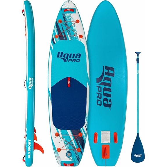 8 Best Budget iSUP Boards for 2026 7 aqua pro halcyon sport inflatable stand up paddleboard