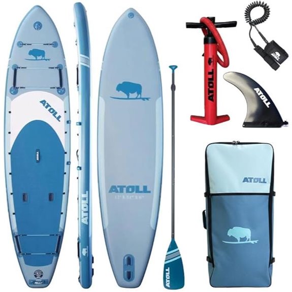 atoll 12ft inflatable sup bundle