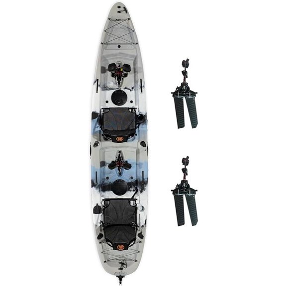 brooklyn tandem pedal kayak capacity 680 pounds