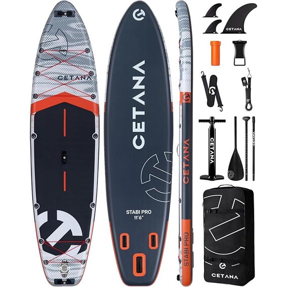 cetana 11ft extra wide paddleboard