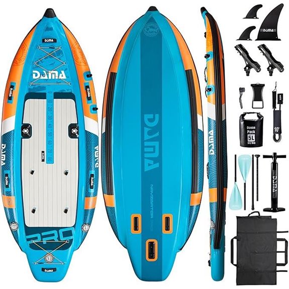 dama triple chamber inflatable board
