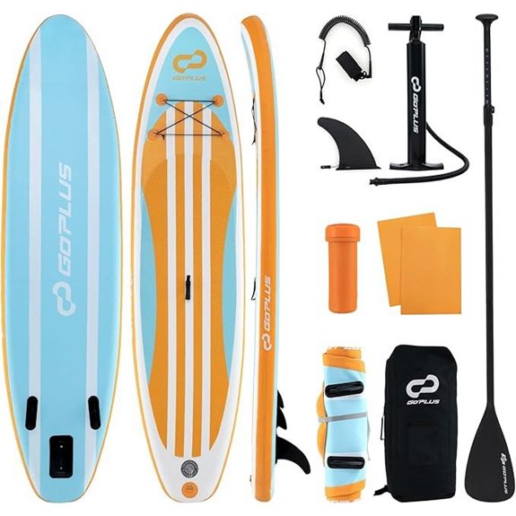 5 Best iSUP Boards for Surfing in 2026 2 goplus inflatable sup kit