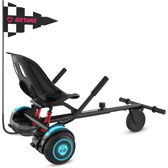 10 Best Hoverboards for 2026 (Fun Rides Guaranteed) 6 gotrax hoverboard kart seat attachment