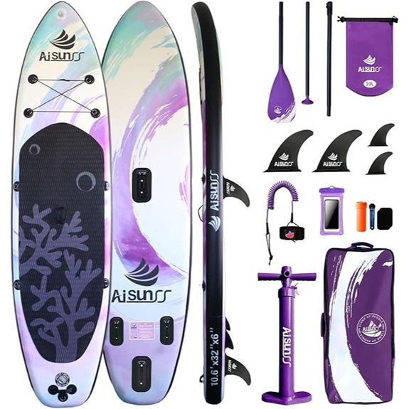 inflatable paddle board set