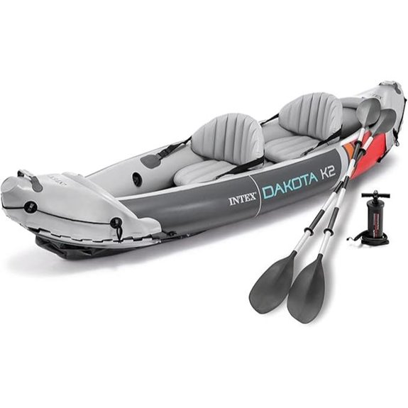 intex 2 person kayak set