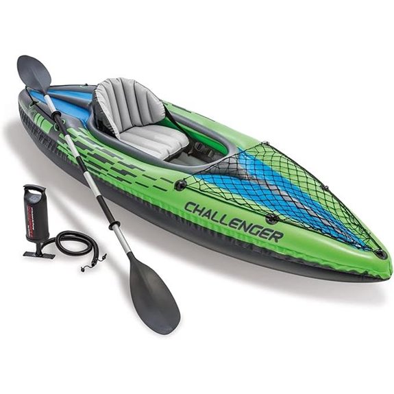 intex challenger inflatable kayak packaging