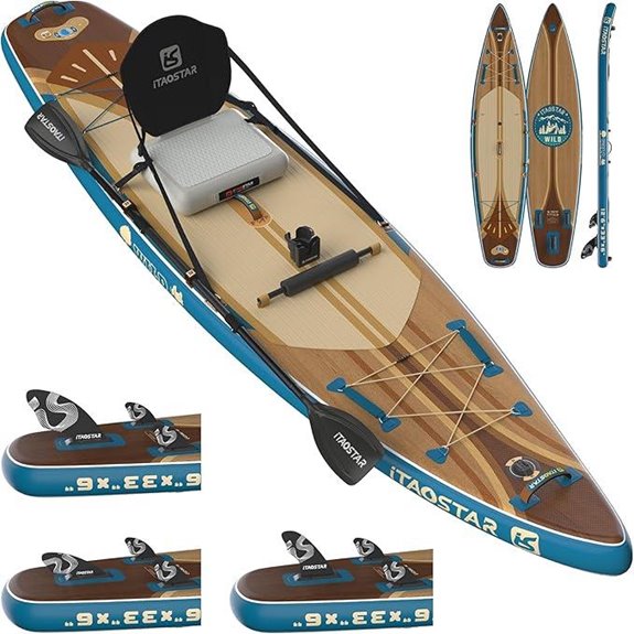 5 Best Beginner iSUPs for 2026 (Start Your Water Journey) 4 itaostar inflatable paddleboard with seat