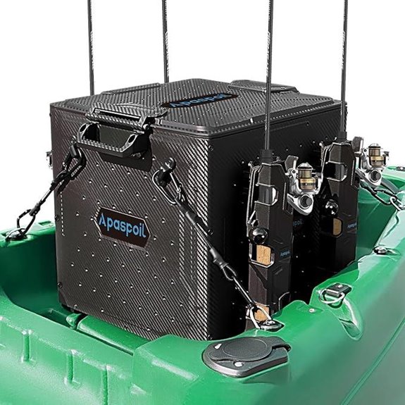 7 Best Kayak Crates for 2026 (Organize Your Gear) 3 kayak fishing crate with four rod holders