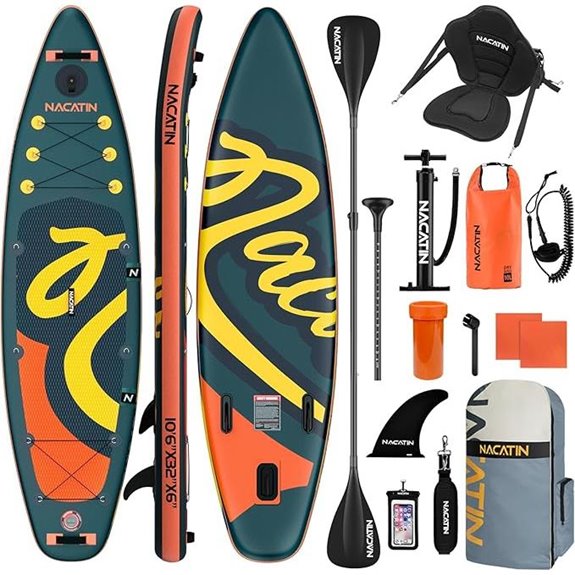 10 Best Touring SUPs for 2026 6 nacatin 10ft inflatable paddleboard