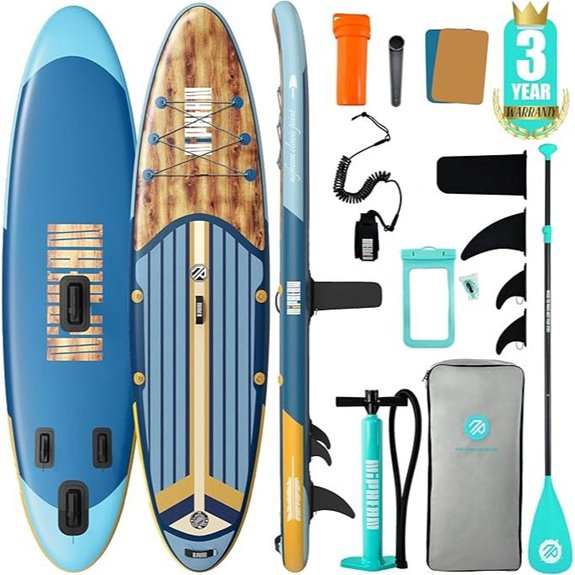 5 Best iSUP Boards for Surfing in 2026 4 niphean inflatable sup with accessories