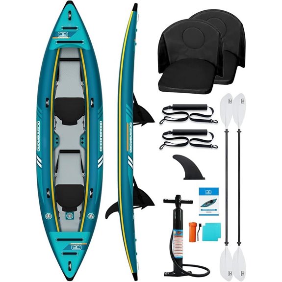 oceanbroad inflatable kayak package cf0b3