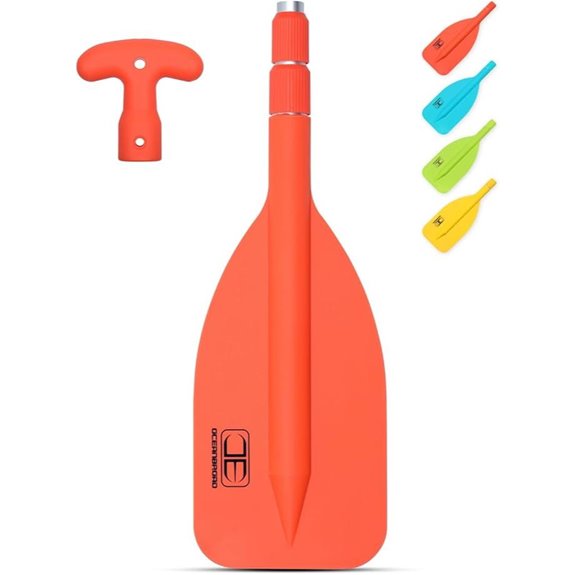 oceanbroad kayak paddle telescoping emergency