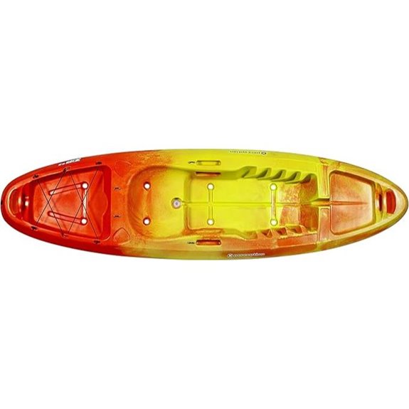 perception zip 9 5 kayak storage