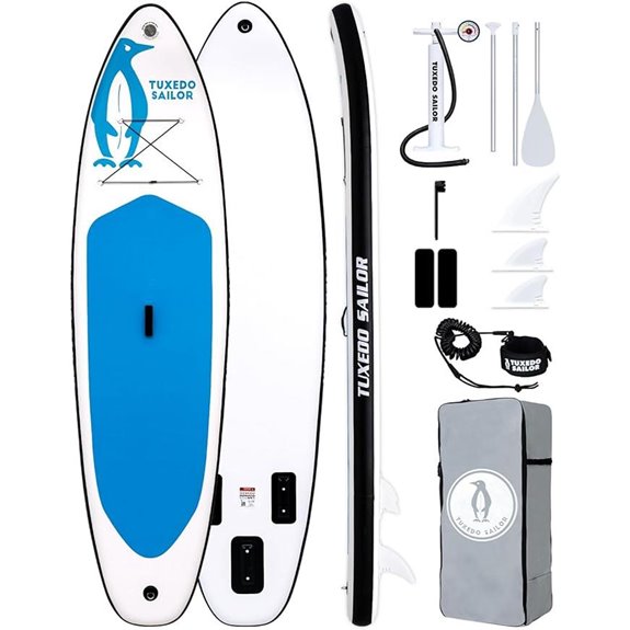 10 Best Inflatable SUP Boards for 2026 10 tuxedo sailor paddleboard kit z2x3i
