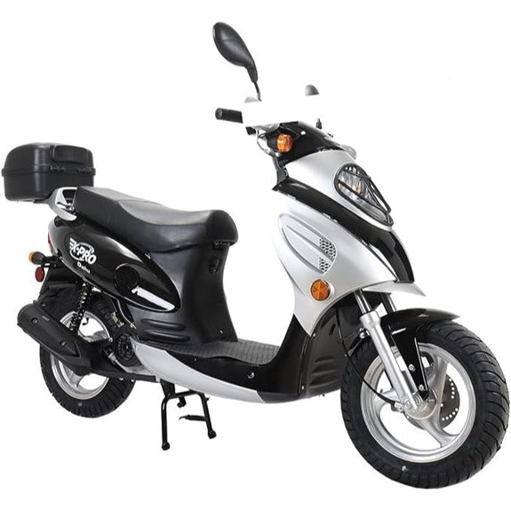 x pro 50 moped with 10 aluminum wheels