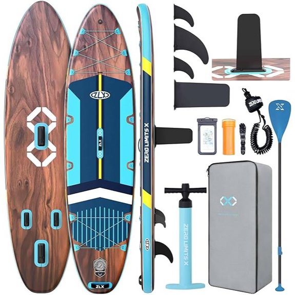 5 Best Beginner iSUPs for 2026 (Start Your Water Journey) 1 zlx inflatable sup with accessories